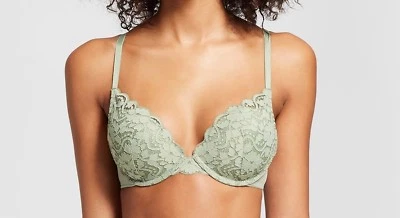 Sujetador push up de encaje de ápice alto para mujer - Xhilaration Foto 1 de 2