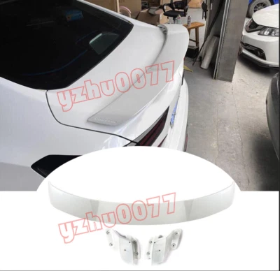 Kit de asa spoiler porta-malas traseiro branco pérola 2018-2020 2021 para Honda Accord - Imagem 1 de 4