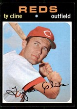 1971 Topps Ty Cline #319 Cincinnati Reds VG-EX