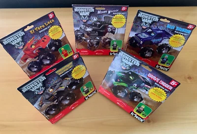 K'NEX Monster Jam Trucks NEW Grave Digger, Blue Thunder, more - RARE, Retired - Image 1 of 4