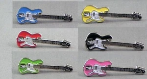 E Gitarre Pin Anstecker. 6 Farben. Classic Rock. Heavy Metal. Pop. Metall. - Bild 1 von 14