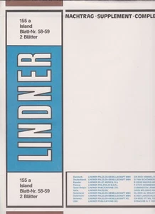Lindner Island Falzlos Beilagenblätter 1988 - Bild 1 von 1