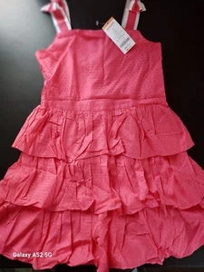 NWT GYMBOREE Girls Dobby Tiered Sundress Dress Size 8 (G1) - Picture 1 of 3