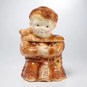McCoy Brush Davy Crockett Vintage 1950s Ceramic Cookie Jar - Picture 1 of 7