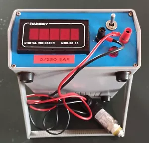 Tester Pressione RAMSEY Sensore Wika 0-250 bar Pressure Meter MOD.50-36 - Imagen 1 de 8
