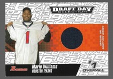 Mario Williams 2006 Bowman Draft Day Selections Jersey Relics #DJ-MW Texans RC