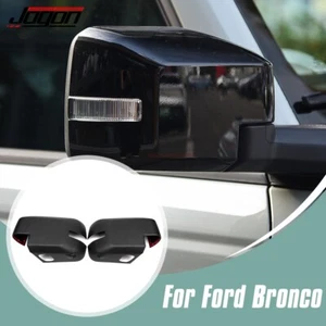 Tapa de espejo retrovisor lateral de carbono mate para Ford Bronco 2021-23 2024 Raptor - Imagen 1 de 16