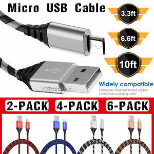 Wholesale Lot Micro USB Charger Fast Charging Cable Cord For Android Cell Phone