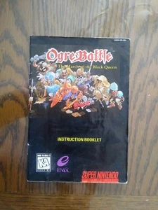Ogre battle snes manual only ( see description). - Picture 1 of 17