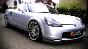 Front Diffuser Diffusor Maxton Design Gloss Black Abs For Toyota Mr2 Mk3 - Picture 1 of 1