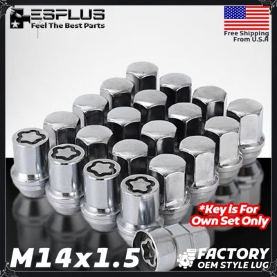 Juego de 20 piezas de bloqueo de rueda Buick OEM cromado M14x1,5 apto para 2011-2016 Envision/Lacrosse Foto 1 de 4