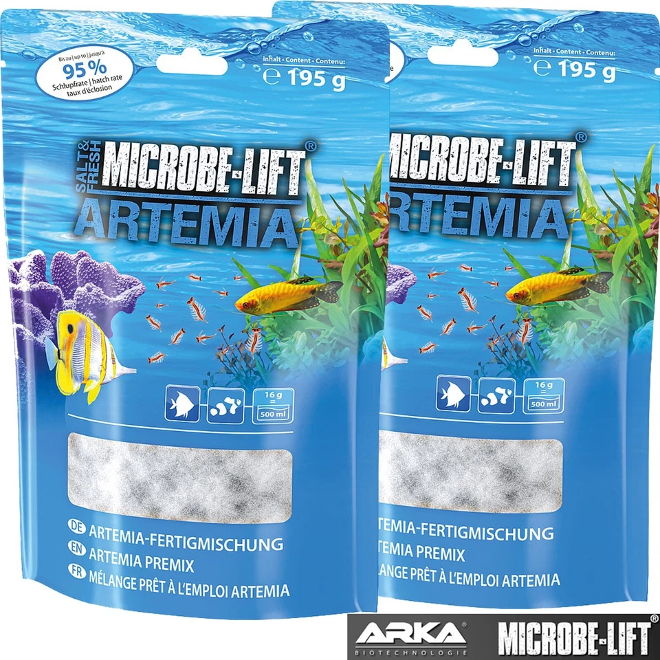 (EUR 61 03 / Kg) MICROBE-LIFT Artemia Fertigmischung 195 g