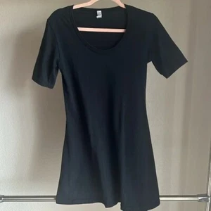 American Apparel Black Simple Mini Dress M - Picture 1 of 6