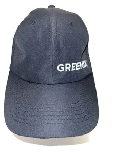 Cappello Berretto Greenix Bianco con Logo Verde su Nero Poliestere Leggero Cinturino Fibbia - Foto 1 di 8