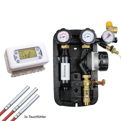 Solar Pumpenstation Wilo Yonos PARA 15/6 mit Solarsteuerung