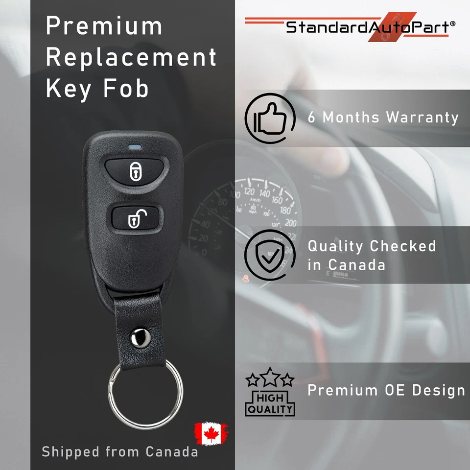 Mando a distancia de 3 botones para Hyundai Accent Santa Fe (2007-2012) PINHA-T038 95411-0W100 Foto 1 de 4