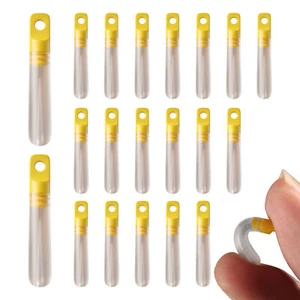 20Pcs Clear Slip Float Fishing Float Set Silicone Buoys Float Fishing Bobbers - Picture 1 of 16