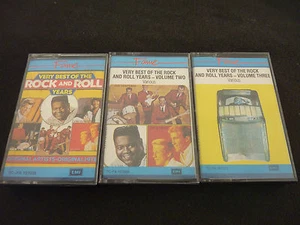THE VERY BEST OF THE ROCK N ROLL YEARS OZ TRIPLE CASSETTE TAPE! FATS DOMINO - Picture 1 of 4
