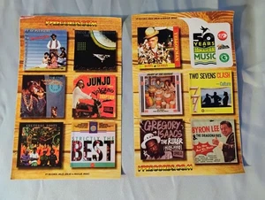 Lote de pegatinas VP Records material promocional Yellowman Byron Lee etc. - Imagen 1 de 2