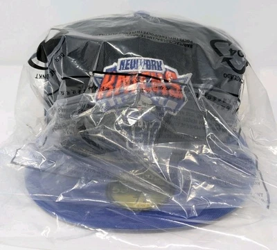 New Era MF Doom New York Knicks Fitted 7 3/8 Black Sold Out Rare - Image 1 of 4