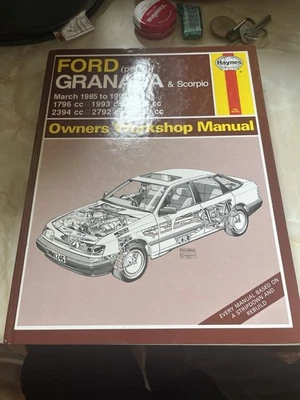 Ford Granada Mk3 & Scorpio (Petrol, 1985-1993) Haynes Workshop Manual - Image 1 of 2