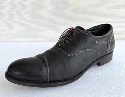 Oxford Blackstone Artesanal Cuero Negro Diseño Holandés Puntera EU 45/US 11 Foto 1 de 4