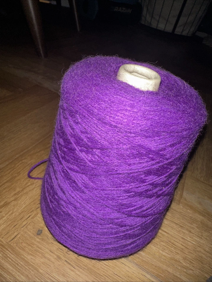 Purple - 592g - Machine Knitting British Wool - Image 1 of 2