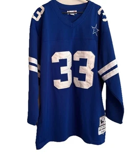 Vintage Dallas Cowboys Throwback Trikot Tony Dorsett # 33 Größe 54 Langarm - Bild 1 von 7