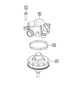 Genuine Mopar Engine Oil Separator 68147525AA - Bild 1 von 1