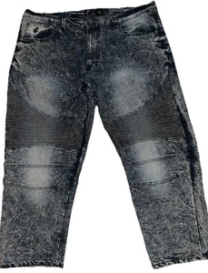 vintage Rocawear Jeans Men Acid Wash Stretch 50x30 Jeans Vintage 90s y2k - Picture 1 of 24