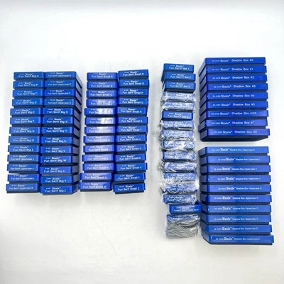 87-TEILIGES SIZZIX FUN SERIFEN KOMPLETTES ALPHABET-SET GROSS-/KLEINBUCHSTABEN + SHADOW BOX - Bild 1 von 4