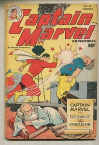 Captain Marvel Adventures: #93 GD Tape Fawcett Publications SA - Imagen 1 de 2