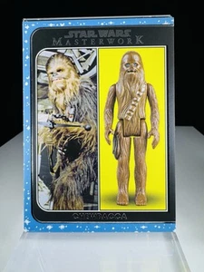 2021 Topps Star Wars Masterwork Chewbacca #OTB-9 Fuera de la Caja Lucasfilm - Imagen 1 de 5