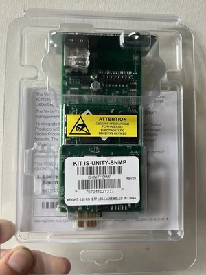 Vertiv Liebert Intellislot Unity Card IS-UNITY-SNMP. New.