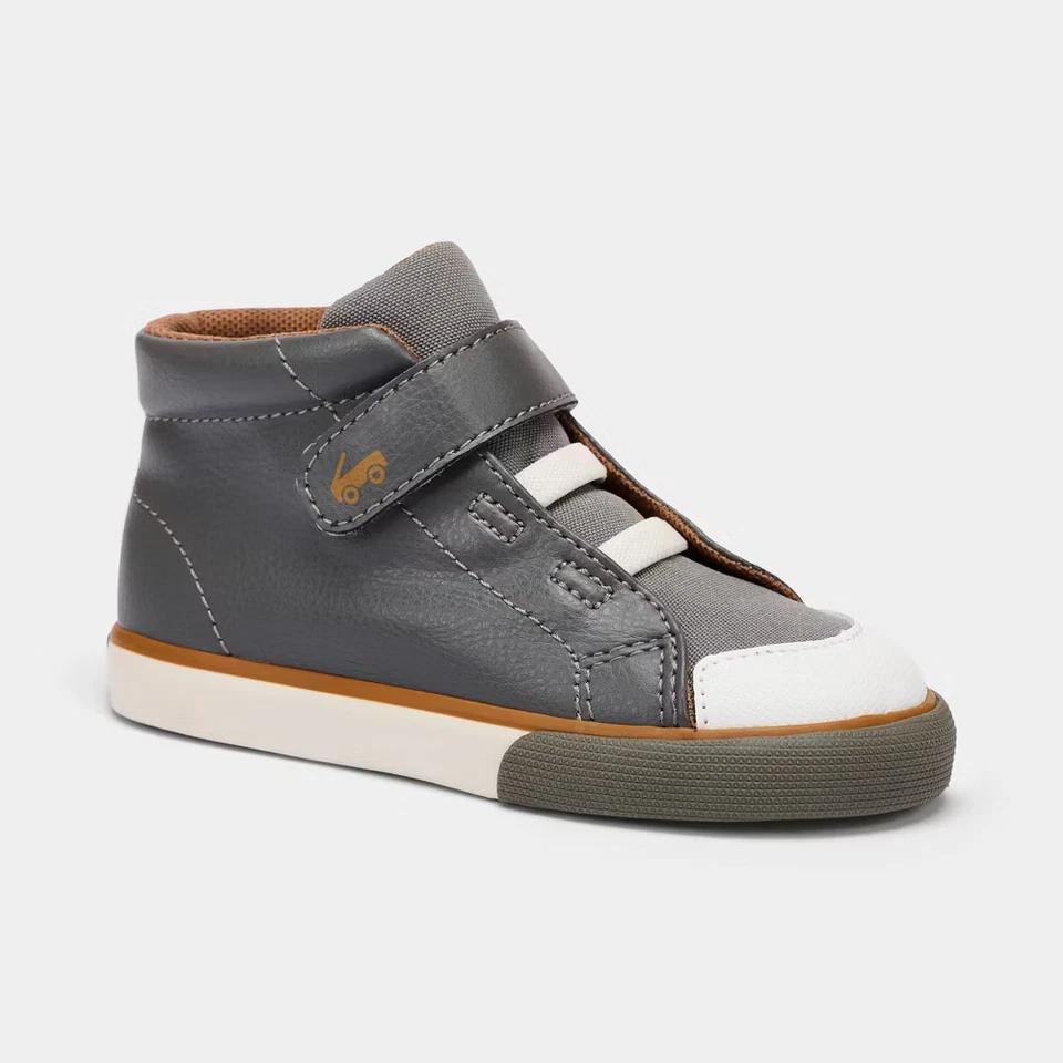 Zapatillas deportivas See Kai Run Basics para niños pequeños de caña alta con gancho y bucle para patio de recreo Foto 1 de 2