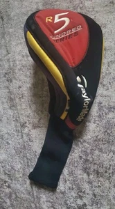 Cubierta de cabeza de palo de golf TaylorMade R5 Driver Hundred Series negra/blanca/dorada - Imagen 1 de 3