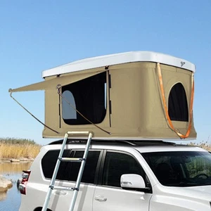 Self-driving Tour Camping Camping Hard Shell Outdoor Folding Roof Tent - Picture 1 of 12