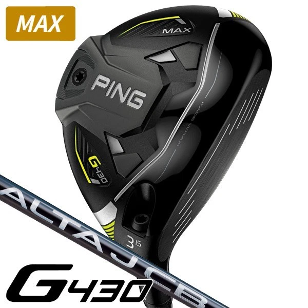 Ping G430 MAX Fairway Wood 3w / ALTA J CB BLACK S - Image 1 of 4
