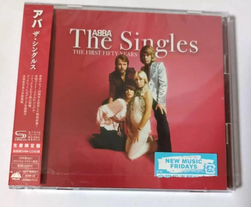 New CD ABBA THE SINGLES THE FIRST FIFTY YEARS 7 INCH EP SIZE SLEEVE from Japan - Image 1 of 1