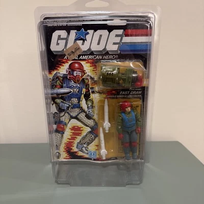Figura de acción GI Joe Fast Draw 1987 MOC MOSC Hasbro nueva de colección sellada de fábrica  Foto 1 de 4