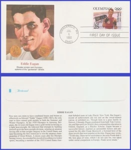 USA3 #2499 U/A FLEETWOOD FDC Eddie Eagan Olimpics Boxing - Picture 1 of 1