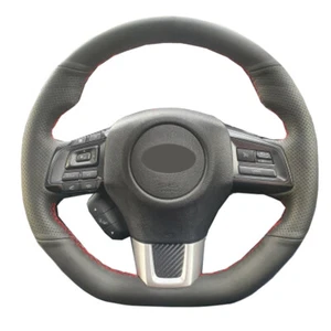 Hand Sewing Car Steering Wheel Cover For Subaru WRX (STI) Levorg 2015-2020 2021 - Picture 1 of 5