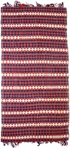 Antique Uzbak Flatweave Carpet 380x194cm - Picture 1 of 4