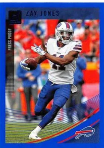2018 Donruss - ZAY JONES #34 blue press proof - Buffalo Bills 🏈 - Picture 1 of 1