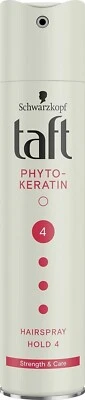 Schwarzkopf Henkel Taft Keratin Hair Spray Ultra Strong 4, 250ml - Image 1 of 4
