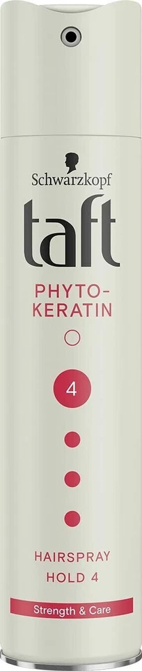 Schwarzkopf Henkel Taft Keratin Hair Spray Ultra Strong 4, 250ml - Image 1 of 4
