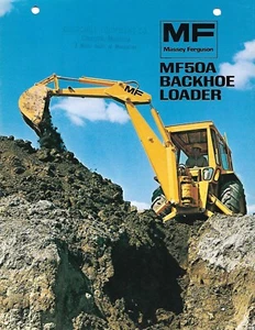 Equipment Brochure - Massey Ferguson - MF 50A - Backhoe Loader - c1973 (E8844) - Picture 1 of 1