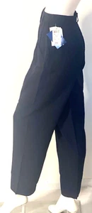Charter Club Regatta Women's Navy Blue Pleated Lined Straight-Leg Pants Size 4 - Picture 1 of 11