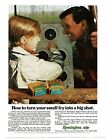 1975 REMINGTON Target .22 Bullets Ammo Father Teaches Son Vintage Ad 