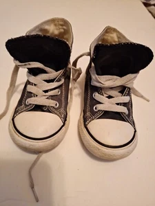 Converse Chuck Taylor All Star Hi Boys Size 9Y Athletic High Top Shoes Sneakers - Picture 1 of 7